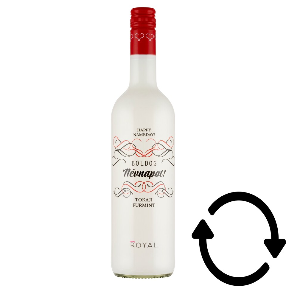 Royal Happy Nameday! Tokaji Furmint Semi-Sweet White Wine 11,5% 750 ml