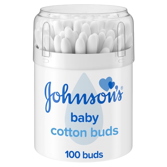 Johnson's Baby Cotton Buds 100 Buds Tesco Groceries