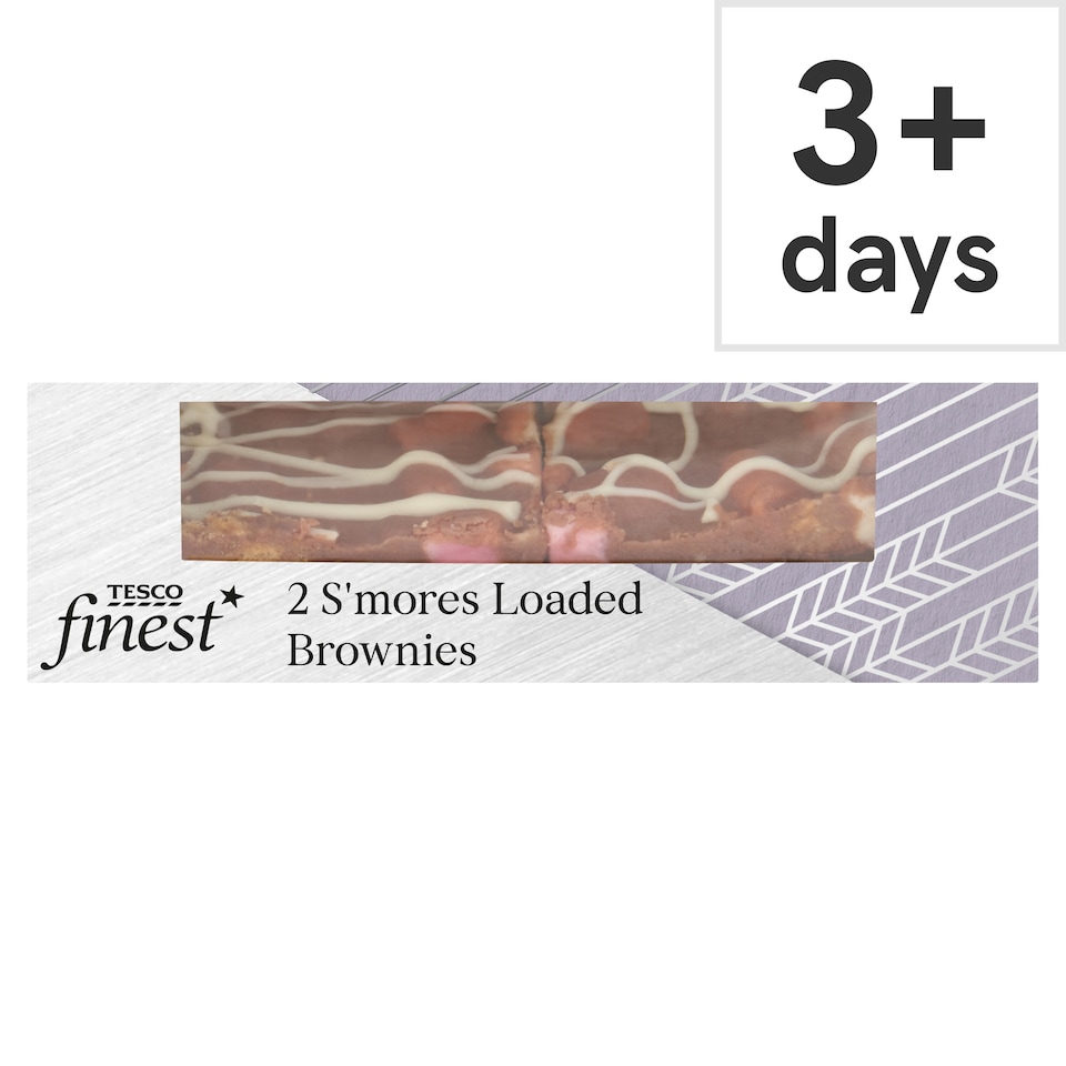 image 1 of Tesco Finest S'mores Loaded Brownies 2 Pack