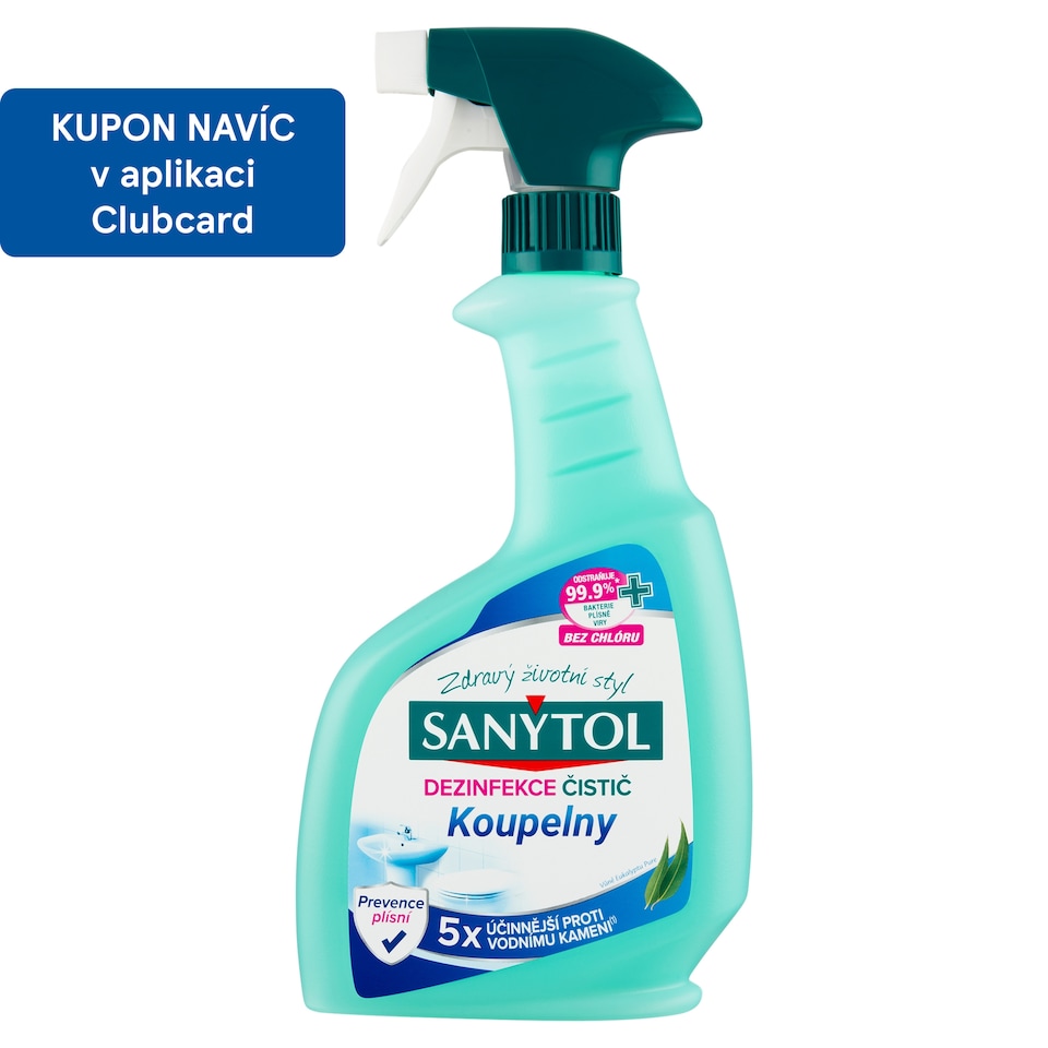 image 1 of Sanytol Disinfection Bathroom Cleaner Eucalyptus Scent 500ml