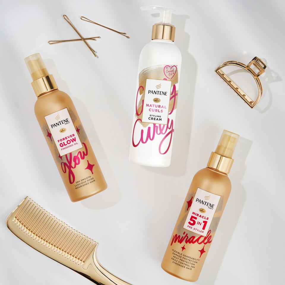 image 1 of Pantene Natural Curls Styling Hair Cream 235ml