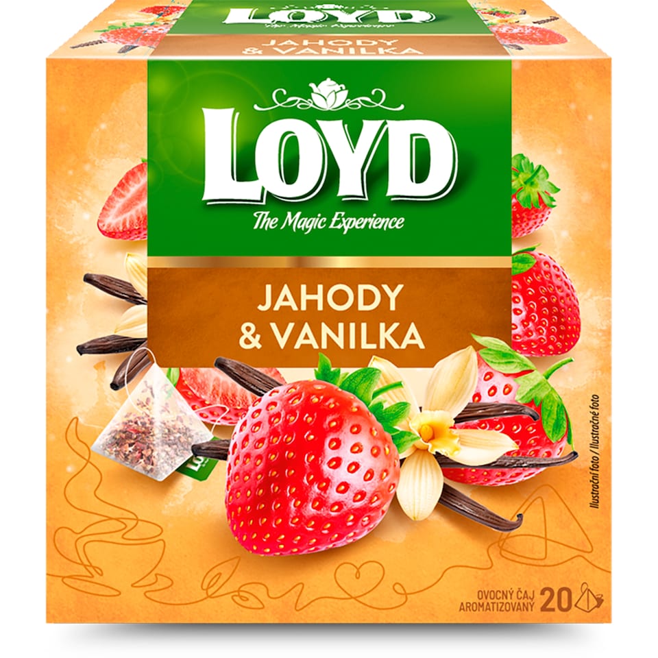 Loyd Flavoured Fruit Tea Strawberry & Vanilla 20 x 2g (40g)