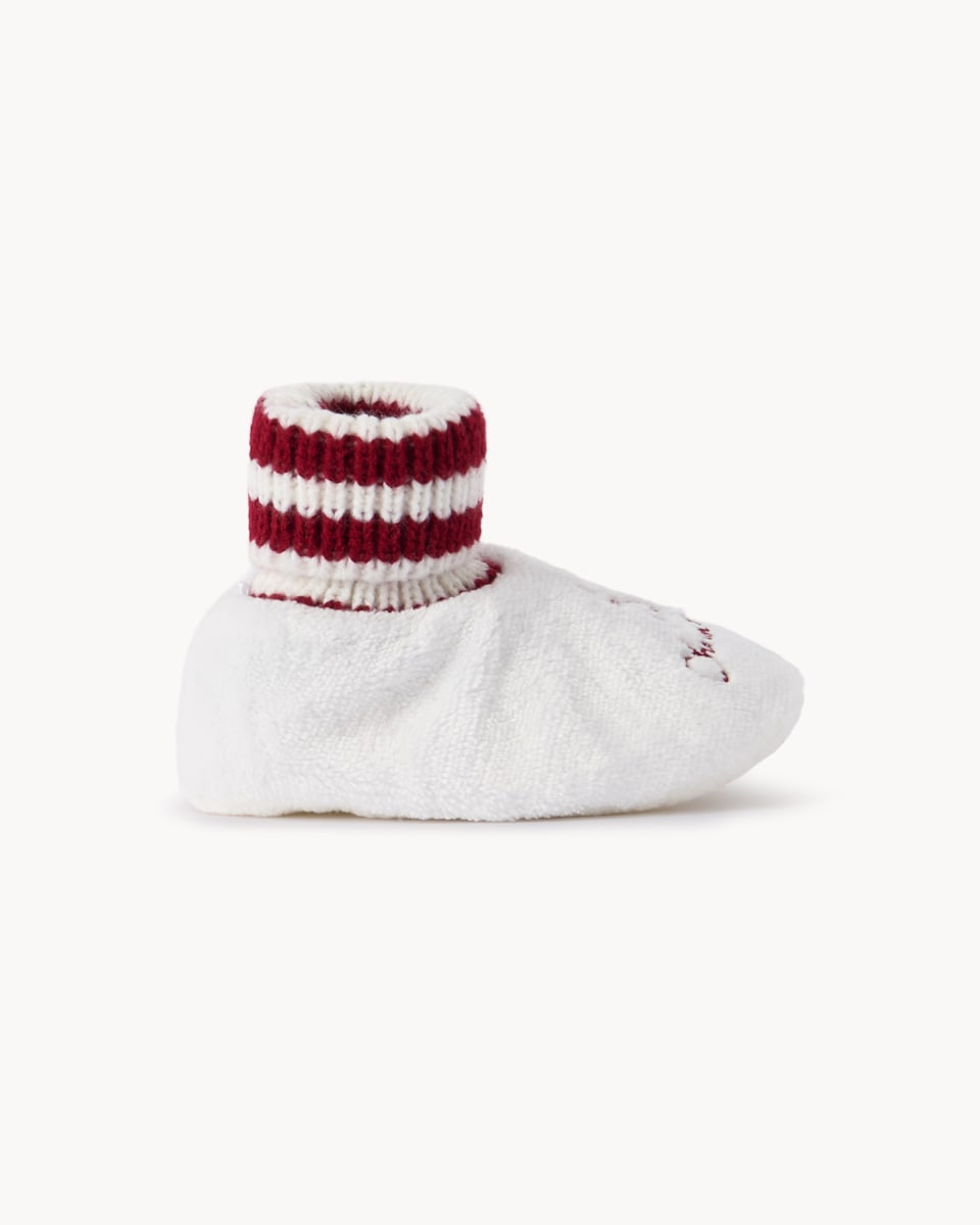 image 1 of Christmas Baby My First Christmas Booties in Multi