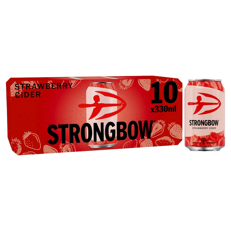 Strongbow Strawberry Cider 10 x 330ml