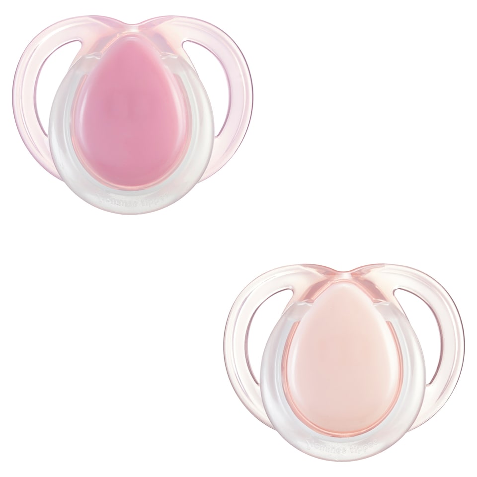 image 1 of Tommee Tippee Night Time Soothers, 0-6m, Pack of 2