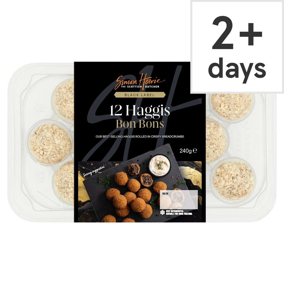 Simon Howie Premium Haggis Bon Bons 12 Pack 240g