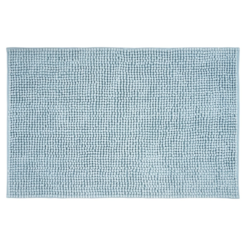 image 1 of F&F Home Duck Egg Blue Microchenille Bath Mat