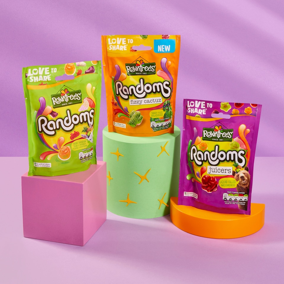 image 1 of Rowntree's Randoms Fizzy Cactuz Sour Sweets 130g