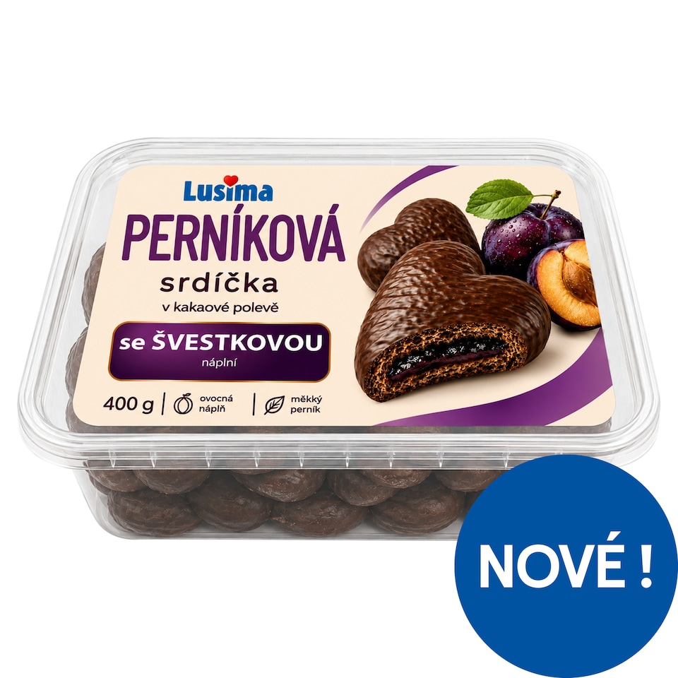 Lusima Perníková srdíčka 400g