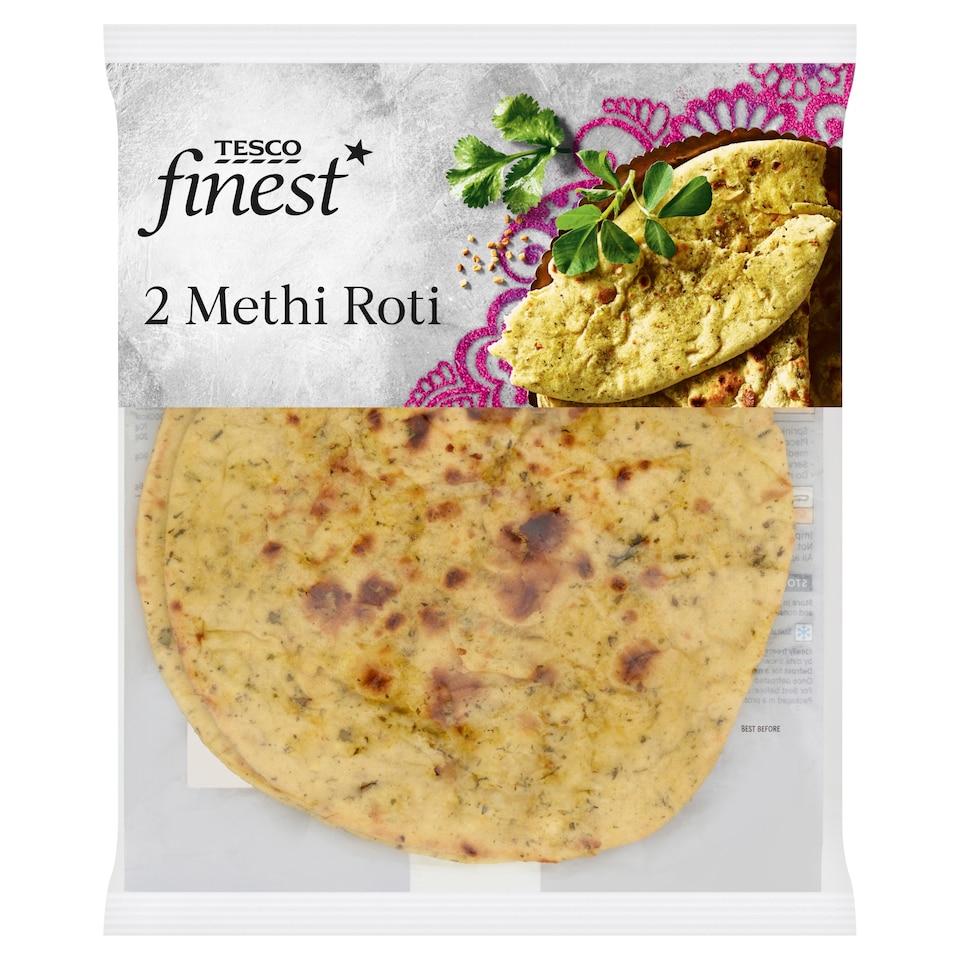Tesco Finest 2 Methi Roti