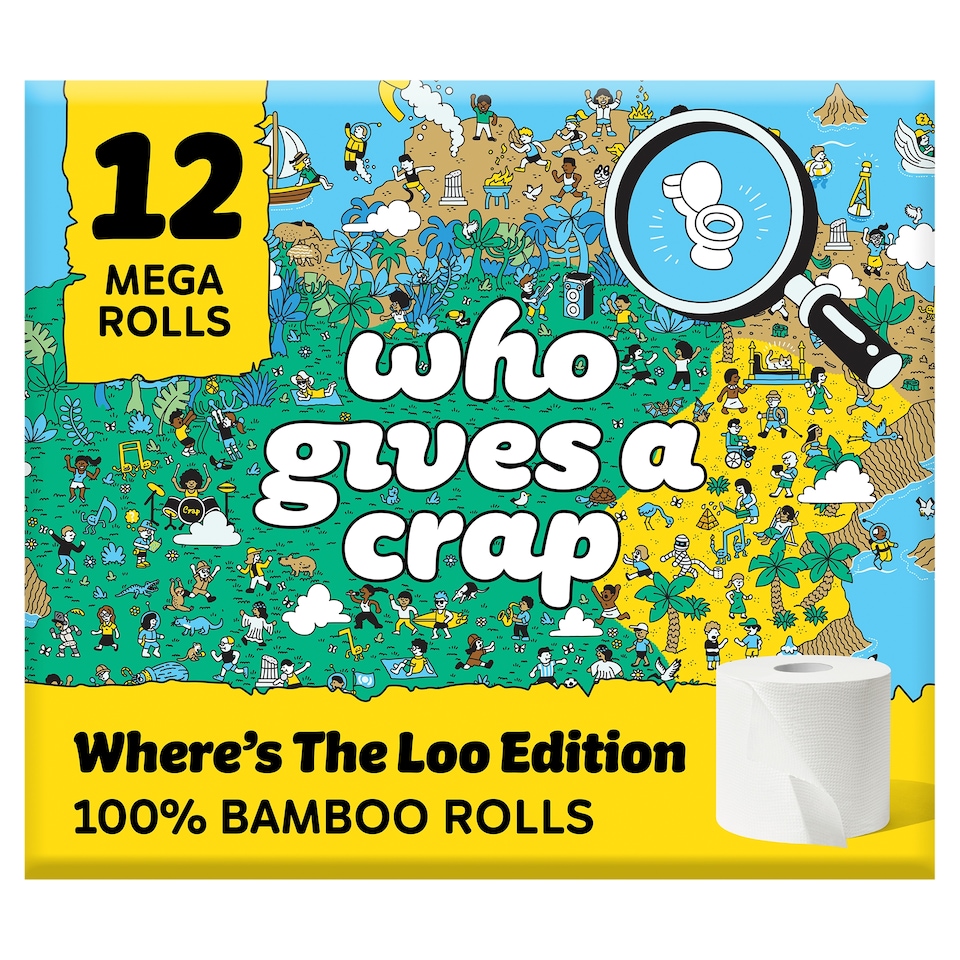 image 1 of Who Gives A Crap Extra Soft Limited Edition Toilet Tissue 12 Mega Rolls