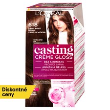 L'Oréal Paris Casting Creme Gloss farba na vlasy 618 vanilková mokka
