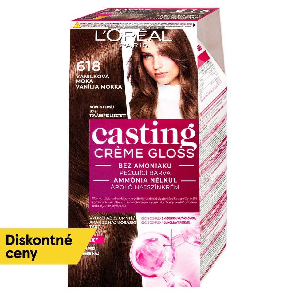 obrázok 1 z L'Oréal Paris Casting Creme Gloss farba na vlasy 618 vanilková mokka