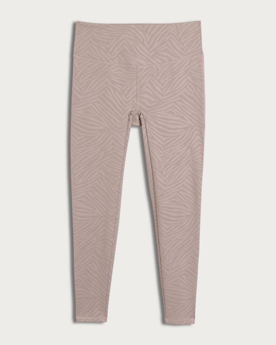 F&F Active EVERYHOUR Zebra Print Leggings in Brown