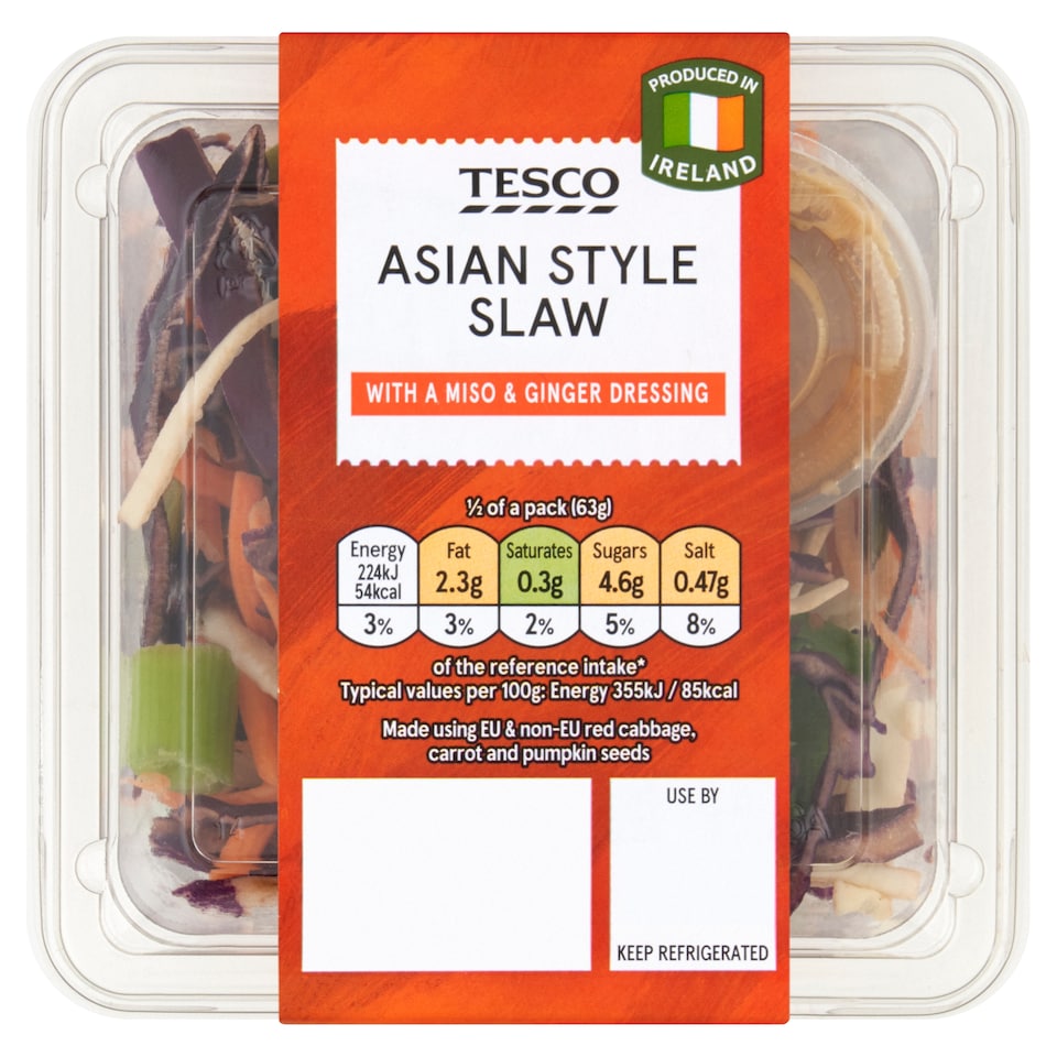 Tesco Asian Style Slaw 125g