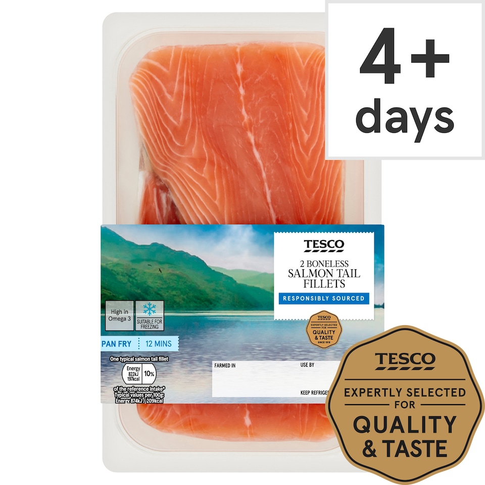Tesco Salmon Tails 260G