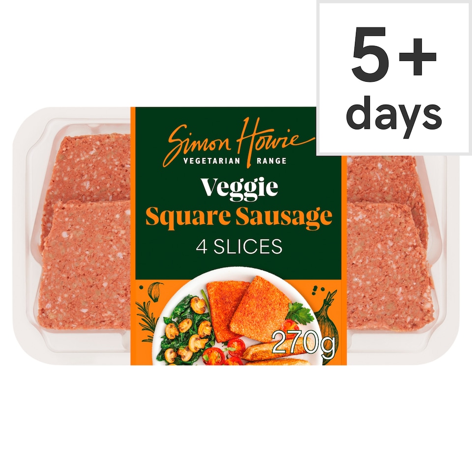 Simon Howie Vegetarian Square Sausages 270G
