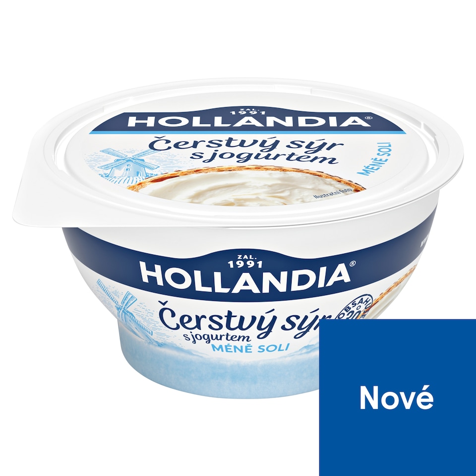 Hollandia Fresh Cheese with Yogurt Less Salt 125g