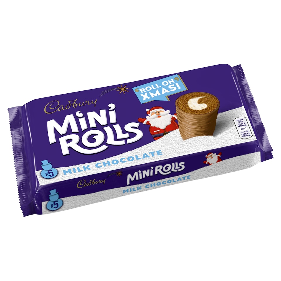 image 1 of Cadbury Mini Rolls - Milk Chocolate 5 Pack