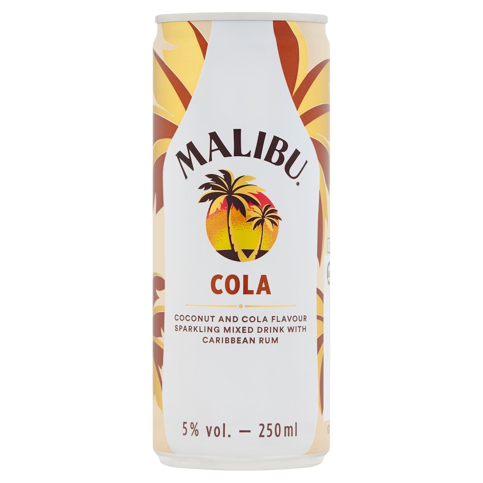 Malibu Cola Ready to Drink Premix 250ml