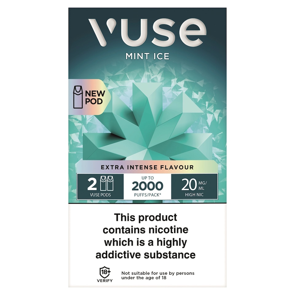 Vuse Mint Ice Pods 20mg/ml 2 Pack