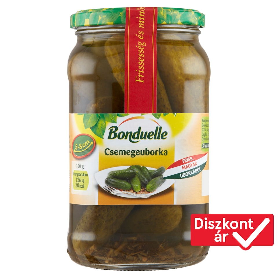 Bonduelle csemegeuborka 5-8 cm 680 g  1. kép