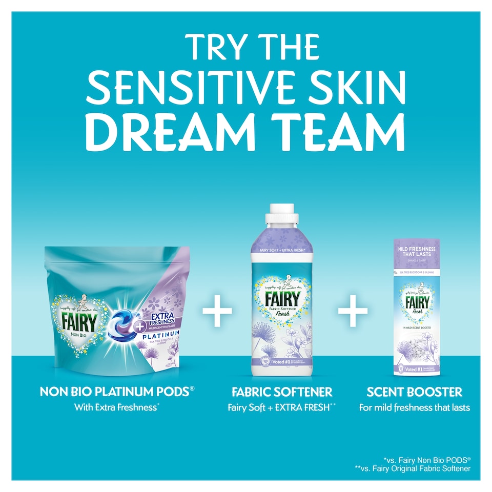 image 1 of Fairy In-Wash Scent Booster Silk Tree Blossom & Jasmine 155G