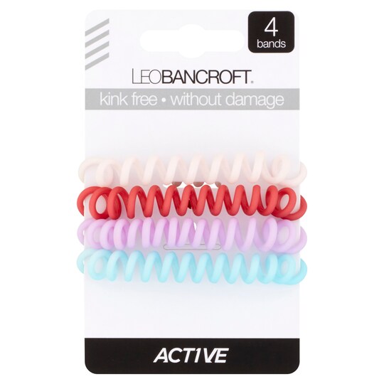Leo Bancroft Active Gym Bands Kink Free 4 Pack Tesco Groceries