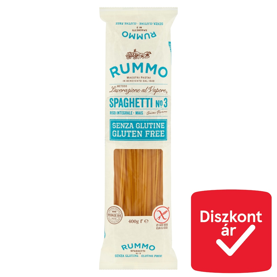 Rummo Gluten-Free Spaghetti Dry Pasta without Egg 400 g
