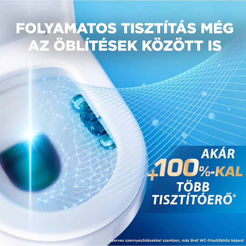 Bref Color Auto Active Ocean WC-frissítő 3 x 50 g  1. kép