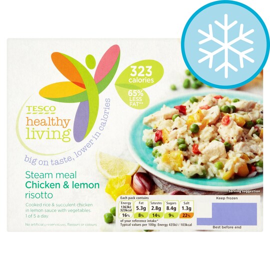 TESCO H/L CHICKEN & LEMON RISOTTO 350G Tesco Groceries