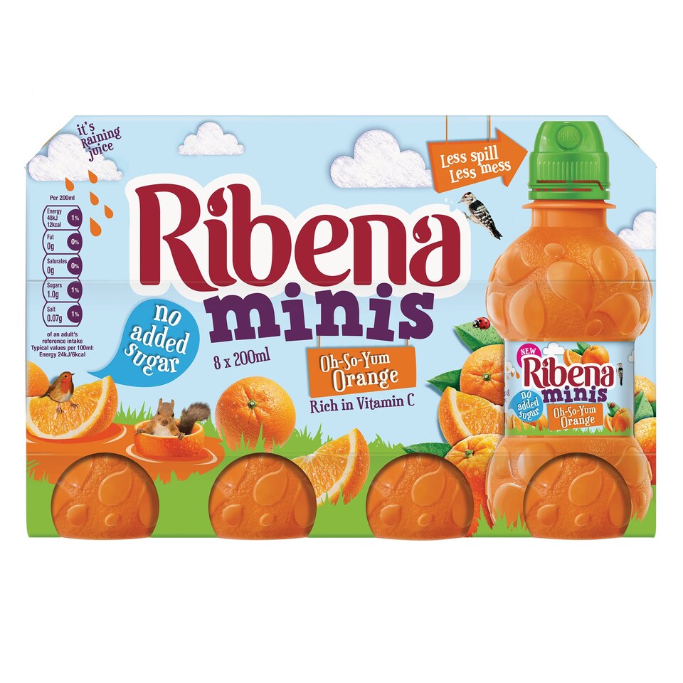 Ribena Mini Orange 8 X 200Ml