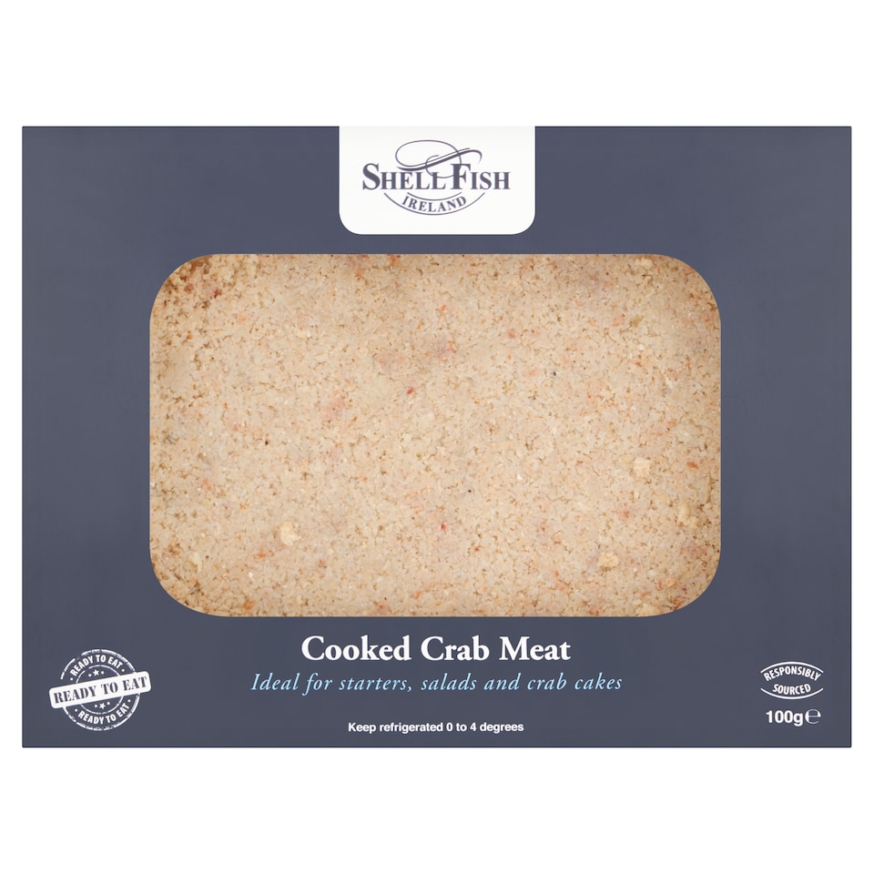 Shell Fish De La Mer West Cork Crab Meat 100G