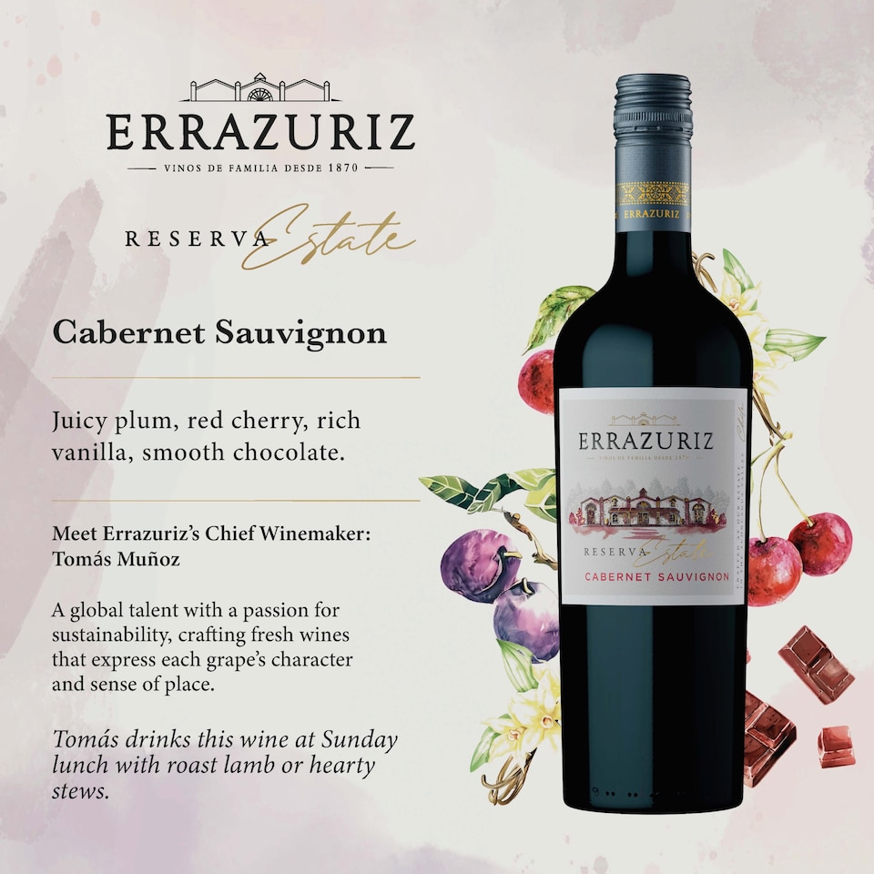 image 1 of Errazuriz Cabernet Sauvignon 75Cl