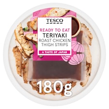 Tesco Teriyaki Roast Chicken Thigh Strips 180g
