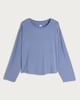 image 4 of F&F CoolEase™ Long Sleeved Pyjama Top in Blue