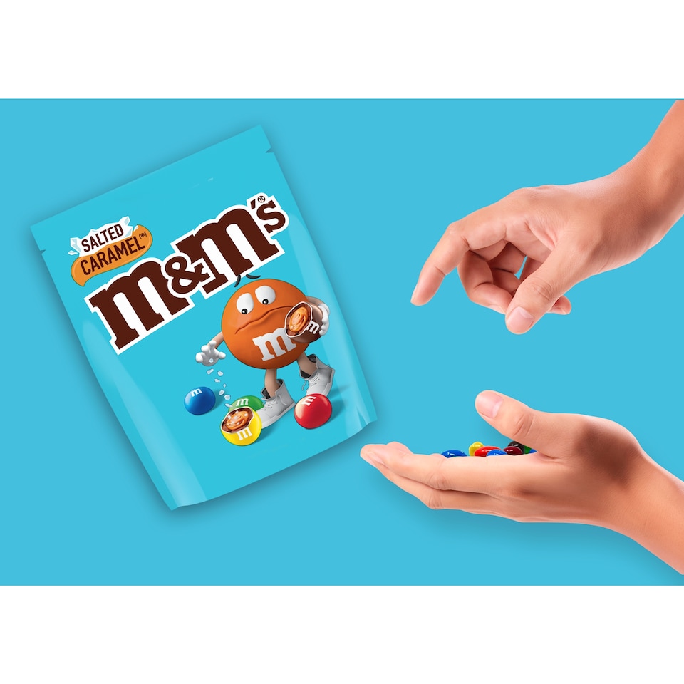 image 1 of M&M's Salted Caramel Chocolate Pouch Bag 102G