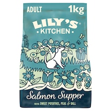 Lily's Kitchen Salmon Supper with Sweet Potatoes, Peas & Dill Dog Dry Food 1kg