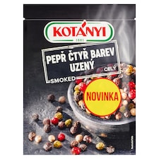 Kotányi Pepř čtyř barev uzený celý 15g