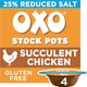 image 1 of Oxo Chicken Reduced Salt Stock Pot 4 Pack 80G