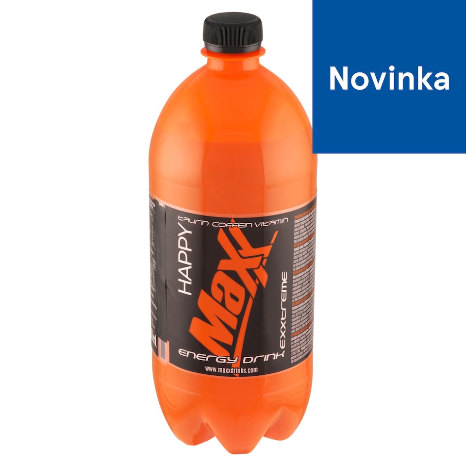 Maxx Exxtreme Happy Carbonated Energy Drink with Energy Flavor 1 L