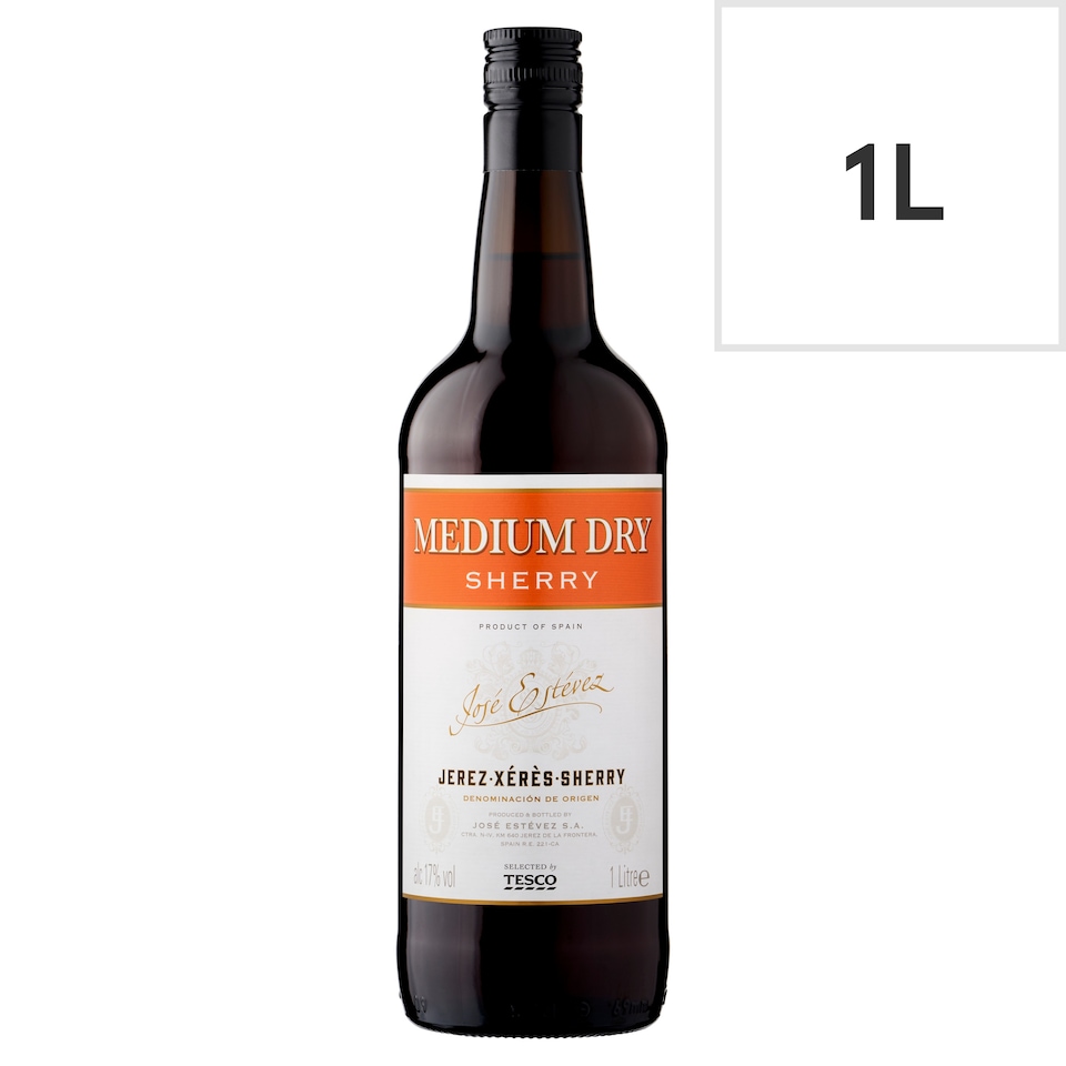 Tesco Medium Dry Sherry 1L