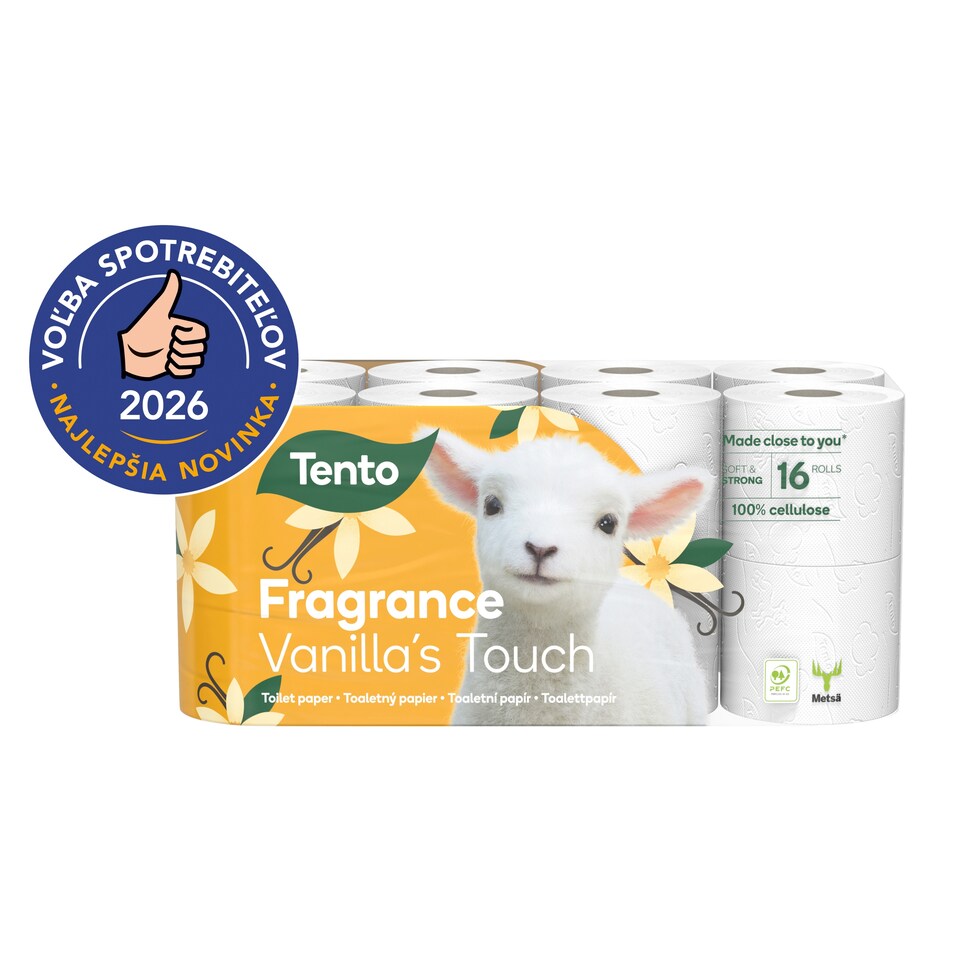 Tento Fragrance Vanilla's Touch Toilet Paper 3 Ply 16 pcs