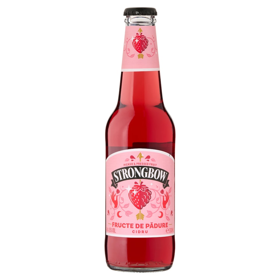 Strongbow Red Berries cider piros bogyós gyümölcs ízesítéssel 4,5% 330 ml