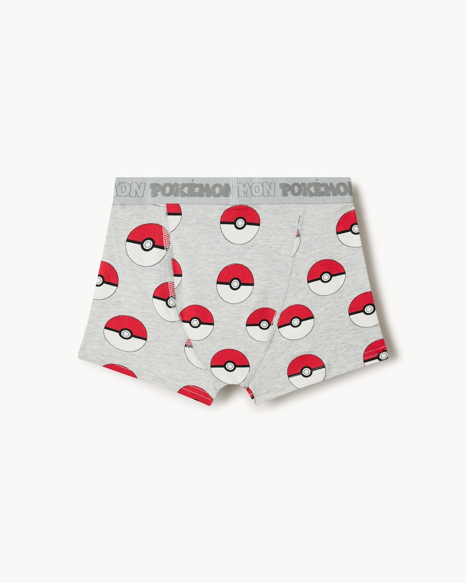 image 1 of Pokémon 3-Pack Cotton Rich Trunks in Multi