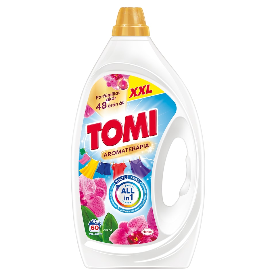 Tomi Color Aromatherapy Orchid & Macadamia Oil Liquid Detergent 60 Washes 2,7 l