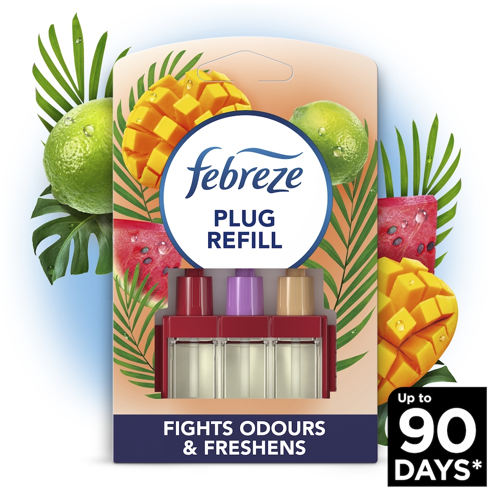 image 1 of Febreze Air Freshener 3Volution Plug-In Refill Exotic Fruity 20ml