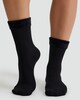image 1 of F&F WARMPLUS™ Medium Warmth Velvet Thermal Socks in Black