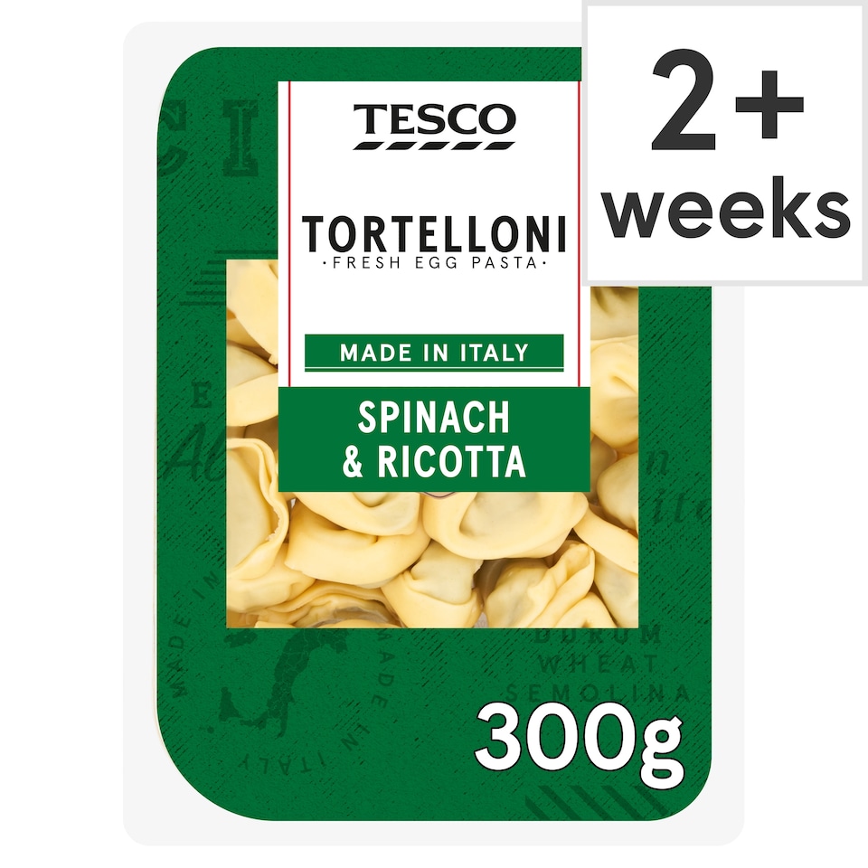 Tesco Spinach & Ricotta Fresh Tortelloni 300g
