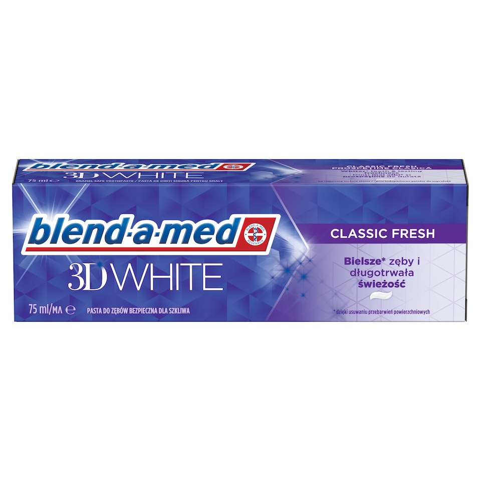 Blend-a-med 3D White Classic Fresh Fogkrém 75 ml  1. kép
